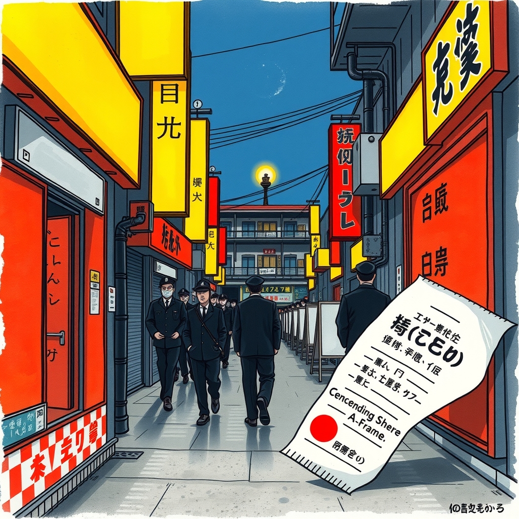 A Month Before the Asian Games, Nagoya Sent 110 People Into Its Nightlife District to Move Nine Touts Along